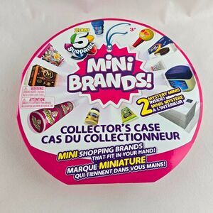 Zuru 5 Surprise Mini Brands Collector’s Case with 14 Mini Figures Food Toys